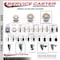 Service Caster 5'' Nylon Wheel Swivel 3/4'' Square Stem Caster with Brake SCC-SQ20S514-NYS-PLB-34 - alternate 3